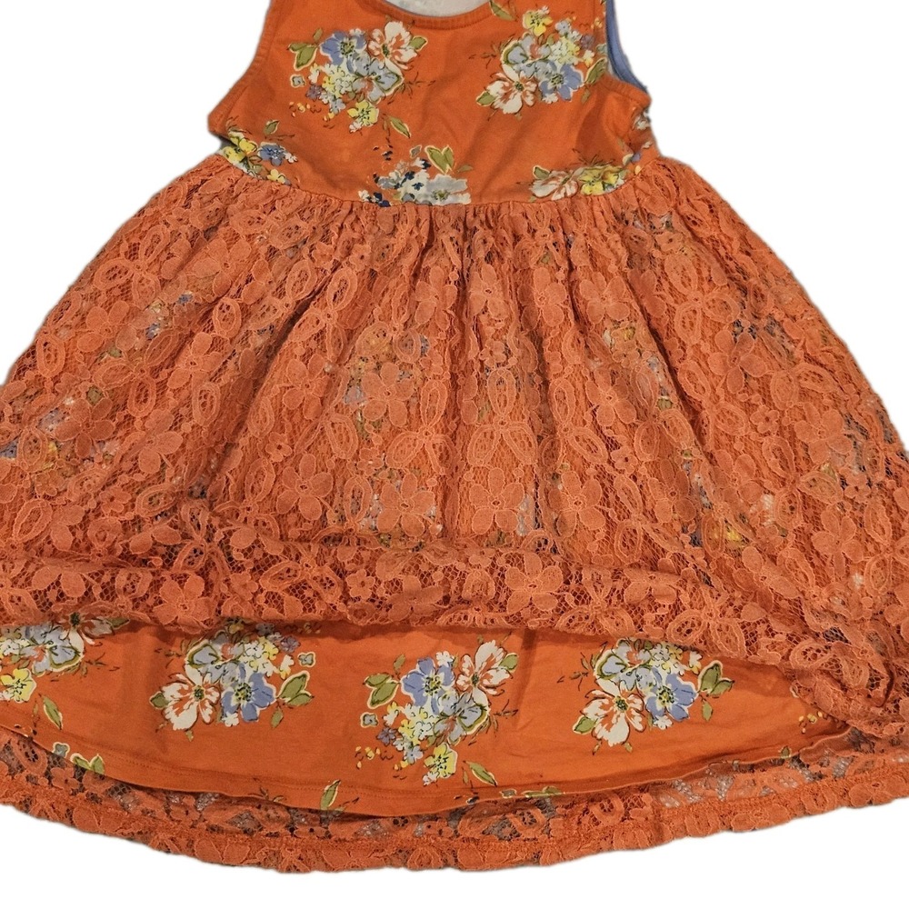 Matilda Jane Let's Go Together Bouquets For Layla Coral Spring Summer Dress Sz 6